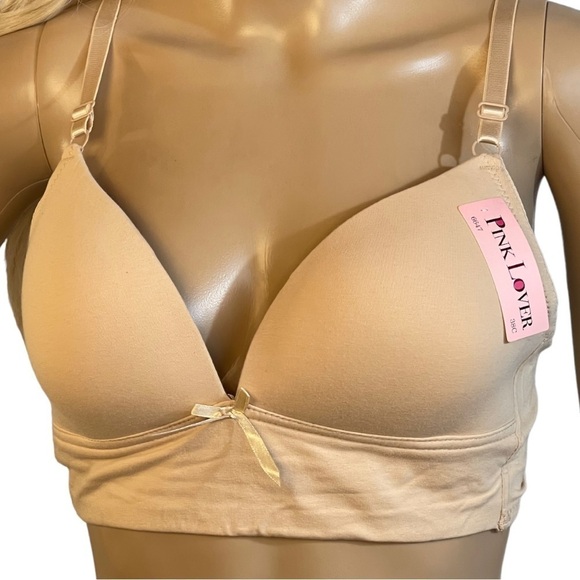 Pink Lover Tan/Beige Bra - Picture 4 of 9